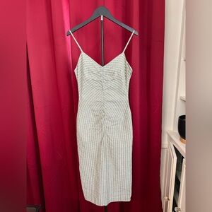 Zara Linen Midi Dress